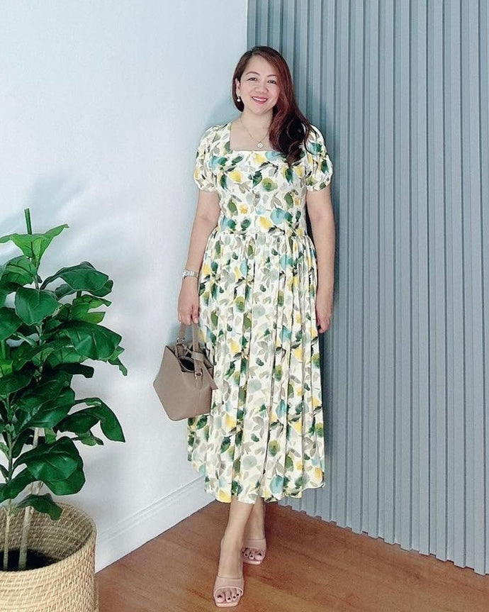 *Aubrey Printed Dress 0129