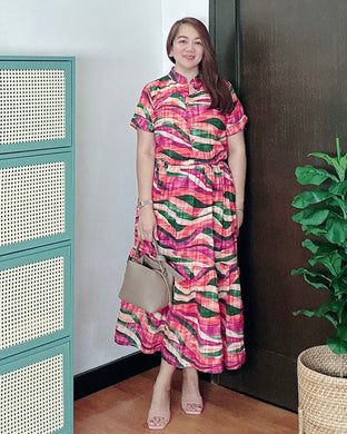 *Selena Maxi Printed Dress 0021