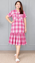 Load image into Gallery viewer, *Hailey Checkered Dress 0109
