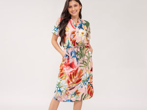 Aimee Printed Dress 0030