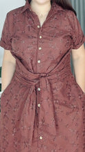 Load image into Gallery viewer, *Julia Maxi Eyelet Embroidered Dress 0062