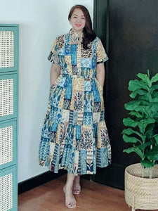 *Selena Maxi Printed Dress 0028