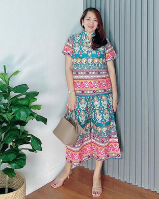 *Justine Printed Coordinates 0015