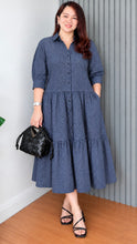 Load image into Gallery viewer, Nadia Cotton Polkadot Dress 0002