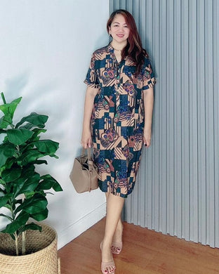 *Bea Printed Dress 0453