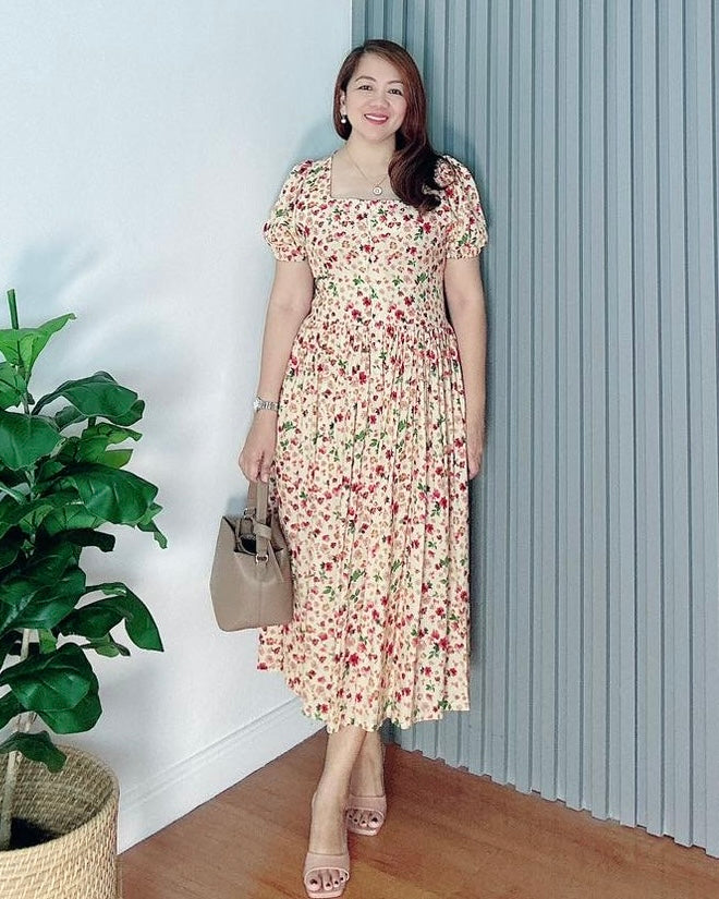 *Aubrey Printed Dress 0127