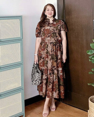 *Bianca Maxi Printed Dress 0254
