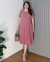 Load image into Gallery viewer, Belle Plain Cotton Linen Dress 0003