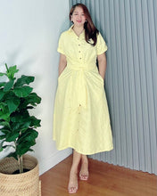 Load image into Gallery viewer, *Julia Maxi Eyelet Embroidered Dress 0016