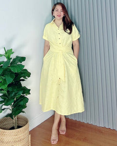 *Julia Maxi Eyelet Embroidered Dress 0016