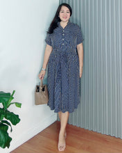 Load image into Gallery viewer, *Katie Striped Blue Dress 0078