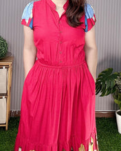 Load image into Gallery viewer, Sale! Bela Maxi Senefa Red Dress 0115