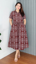 Load image into Gallery viewer, *Dahna Embroidered Eyelet Dress 0363