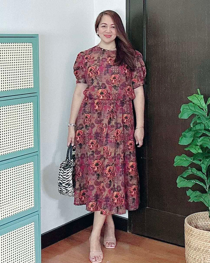 *Alexa Printed Dress 0072