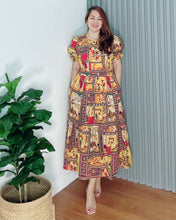 Load image into Gallery viewer, *Atasha Maxi Printed Dress 0067