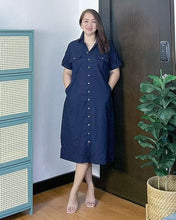 Load image into Gallery viewer, *Elena Premium Cotton Acid Linen Dress 0088