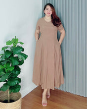Load image into Gallery viewer, Demi Maxi Plain Soft Linen Dress 0007