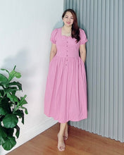 Load image into Gallery viewer, *Aubrey Plain Pink Dress 0137