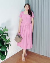 Load image into Gallery viewer, *Aubrey Plain Pink Dress 0137