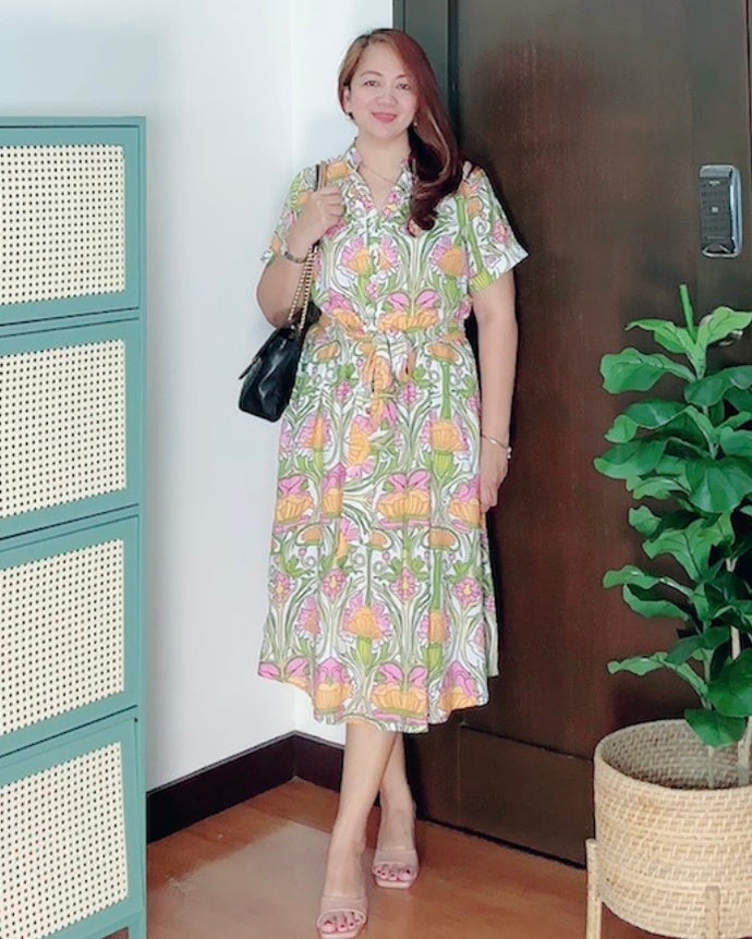 *Katie Printed Dress 0068