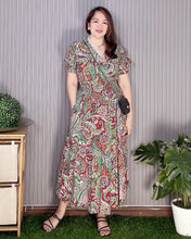 Load image into Gallery viewer, Sigrid Maxi Printed Dress 0038