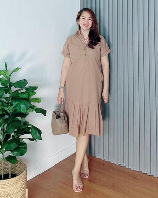 *Harper Plain Brown Dress 0012