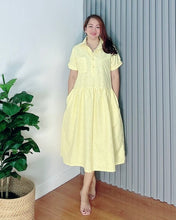 Load image into Gallery viewer, *Ara Eyelet Yellow Dress 0003