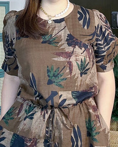 *Alexa Printed Dress 0058