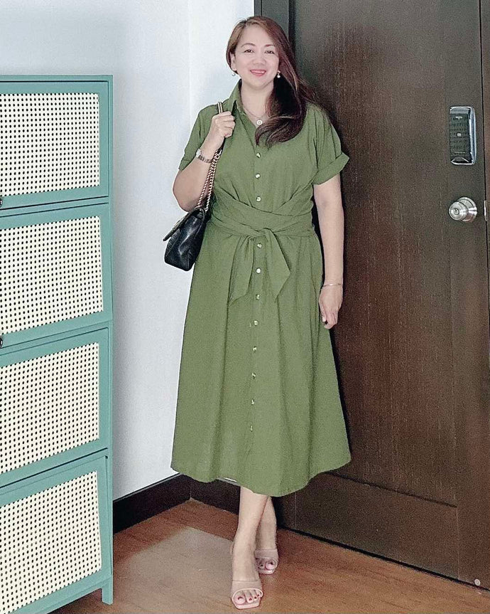 *Julia Maxi Plain Dress 0008