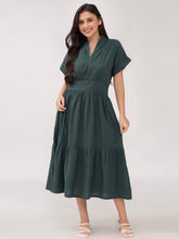 Load image into Gallery viewer, Althea Plain Maxi Dress 0021