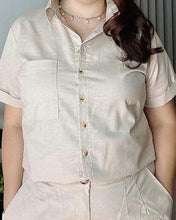 Load image into Gallery viewer, *Claudia Plain Premium Linen Coordinates 0031