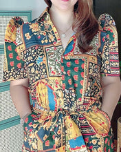 Load image into Gallery viewer, *Amor Filipiñana Printed Dress 0008