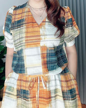 Load image into Gallery viewer, *Andi Drawstring Printed Dress 0039