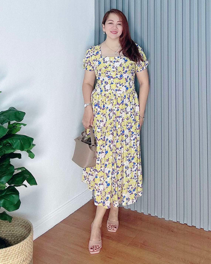*Aubrey Printed Dress 0122