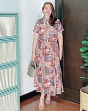 Load image into Gallery viewer, *Selena Maxi Printed Dress 0037