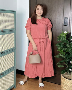 Alexa Plain Pomelo Dress 0007