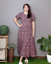 Load image into Gallery viewer, Atasha Printed Maxi  Dress  0033