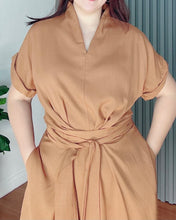 Load image into Gallery viewer, * Vera Plain Soft Linen Dress 0005