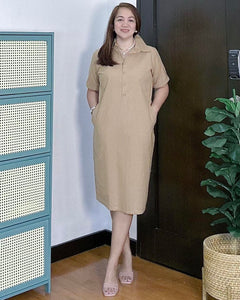 *Denise Plain Dress 0086