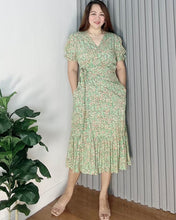 Load image into Gallery viewer, *Say Printed Overlap Maxi Dress 0012