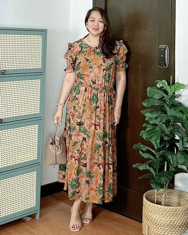 *Martha Maxi Printed Dress 0051