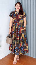 Load image into Gallery viewer, *Bela Maxi Printed Dress 0186