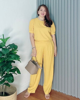 *Kendra Plain Mustard Coordinates 0167