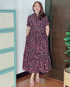 *Selena Maxi Printed Dress 0033