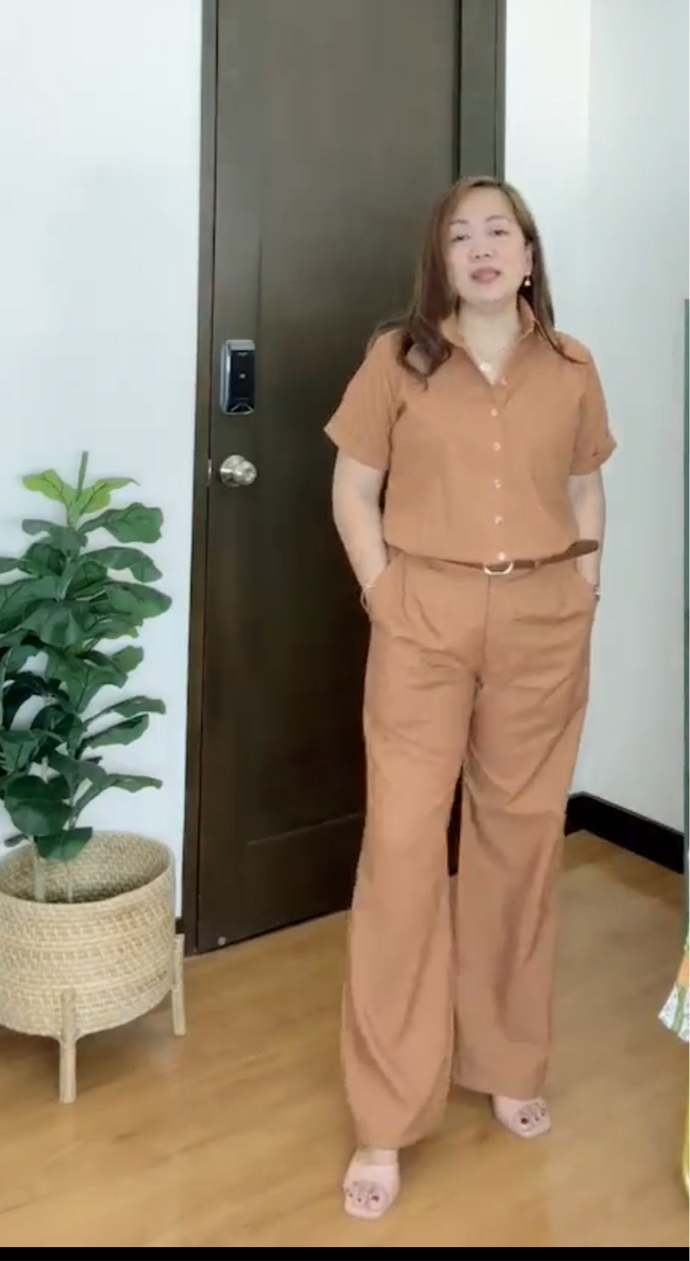 *Claudia Plain Rust Coordinates 0026