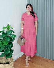 Load image into Gallery viewer, Demi Maxi Plain Soft Linen Dress 0001