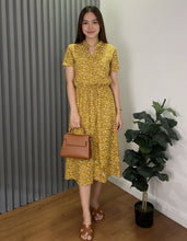 Load image into Gallery viewer, *Donna Printed Drawstring Dress 0392
