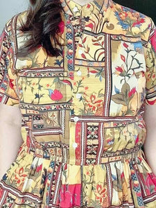 *Selena Maxi Printed Dress 0031