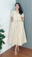 Load image into Gallery viewer, *Dahna Embroidered Eyelet Dress 0366