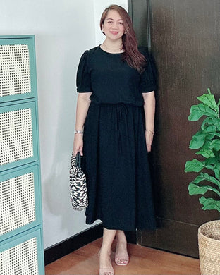*Alexa Plain Black Dress 0006